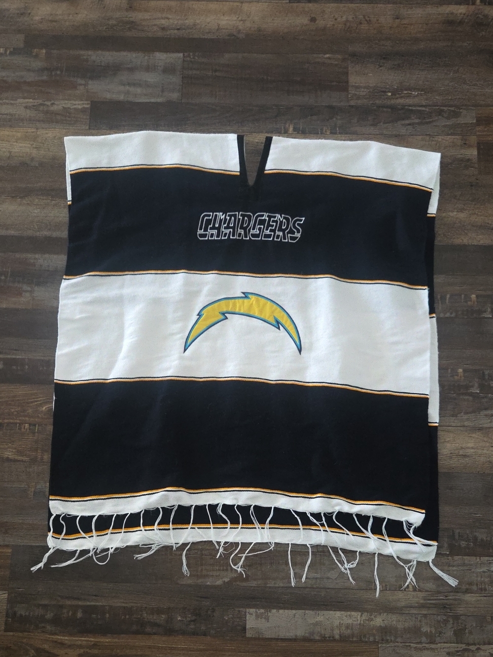San Diego Chargers Poncho/Zarape OSFM